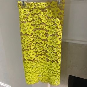 Trink Turk Yellow Lace Skirt